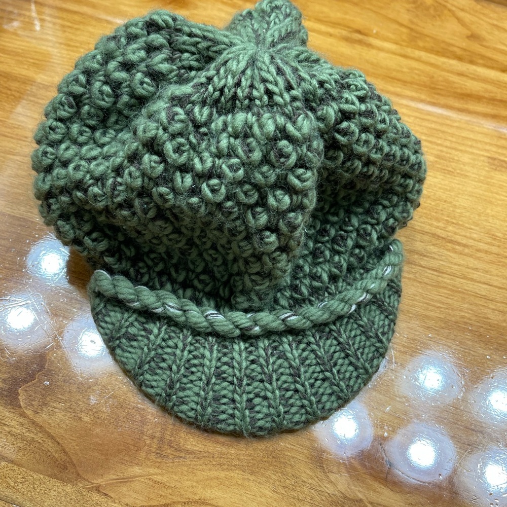 Volcom Green Knit Hat